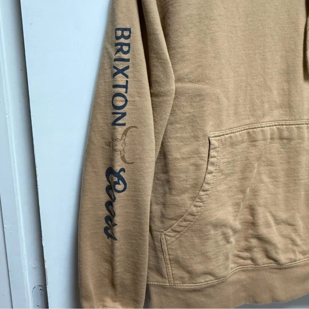 Brixton x Coors Round Up Tan Hoodie Size M